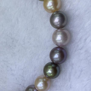 Perles d'eau douce Edison de 9 à 12 mm, parfaitement rondes et impeccables, un blogueur Instagram propose un collier avec des perles de même qualité - Product Image 3