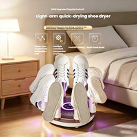 Séchoir à chaussures électrique portable avec fonction désodorisante pour baskets, bottes et gants