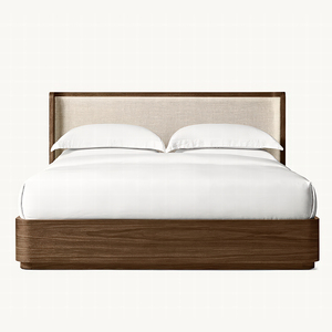 Letto di protezione in tessuto RH CORTA, letto con plateau rivestito King <span class=keywords><strong>Size</strong></span> con struttura in legno massello, mobili moderni di lusso per camera da letto - Product Image 3