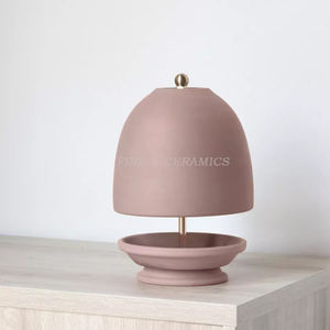 <span class=keywords><strong>Stufa</strong></span> a Tealight Autonoma <span class=keywords><strong>in</strong></span> Terracotta, Lampada Ecologica, Radiatore a Candela, Vaso per Fiori <span class=keywords><strong>in</strong></span> Argilla - Product Image 6