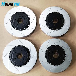 จานเบรกแบบลอยตัว 4H0615601L 2 ชิ้น สำหรับด้านหลัง แบบเจาะรูและร่อง สำหรับรถยนต์ Audi Rs4 A4 A6 A7 A8 S6 C6 C7 B8 D3 Quattro - Product Image 3
