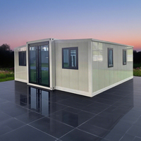 Maison en conteneur pliable de 20 pieds Maison en conteneur préfabriqué Villa Maison Maisons en conteneur de luxe Maisons en conteneur Maisons modulaires de luxe