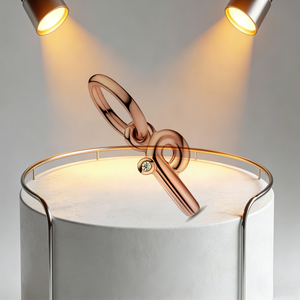 <span class=keywords><strong>Bracelet</strong></span> en argent pur 925 - Pendentif rose exquis miniature <span class=keywords><strong>avec</strong></span> breloques lettres (26 lettres) - <span class=keywords><strong>Bracelet</strong></span> à breloques DIY - Product Image 4