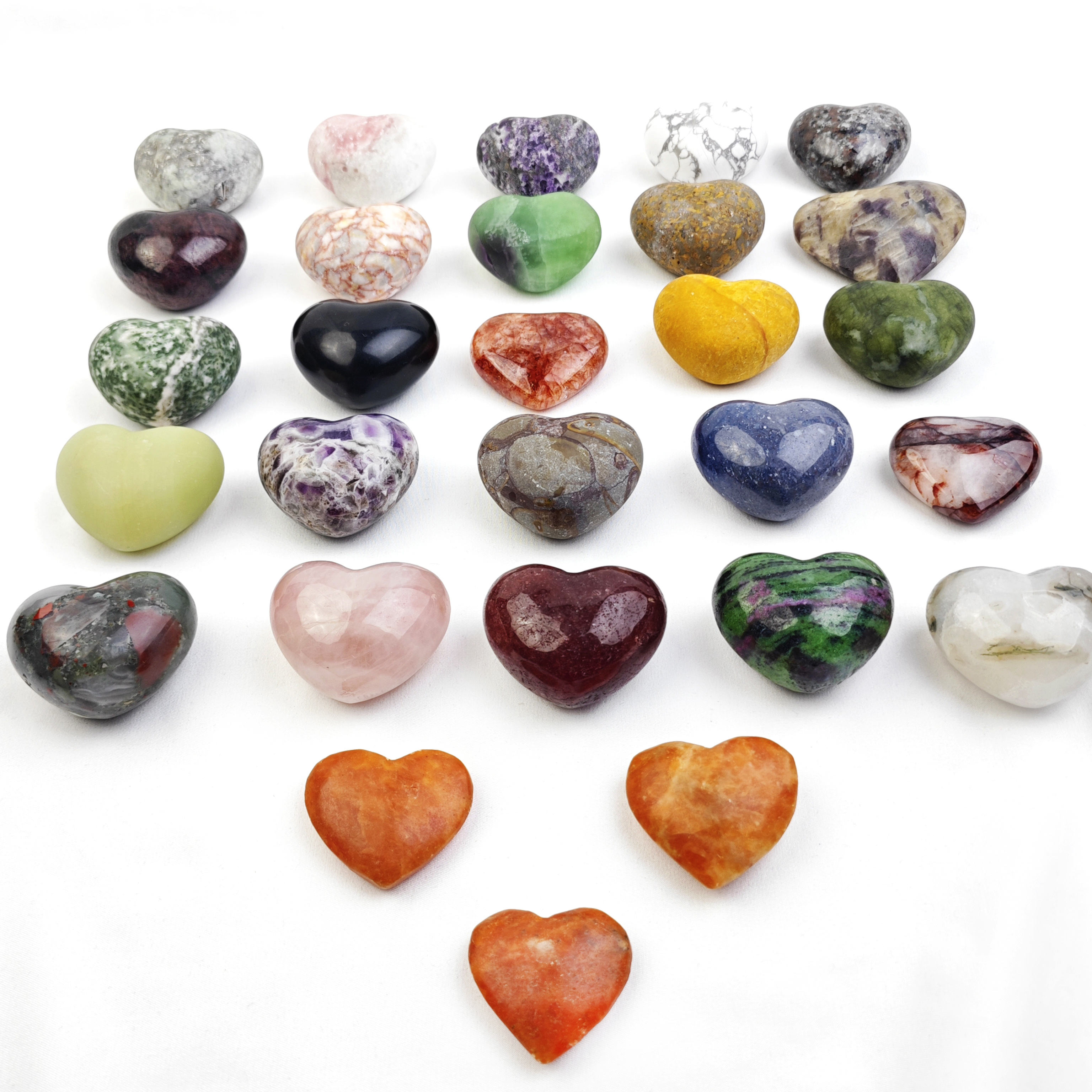 Mixed Material Crystal Heart