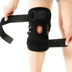 Neoprene Knee Support Open Patella Hinged Knee Brace Stabilizer Joint Support Knee Pads