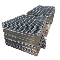 Caillebotis industriel en acier à barres lisses, électroforgé, galvanisé à chaud et anticorrosif, adapté aux usines de céramique