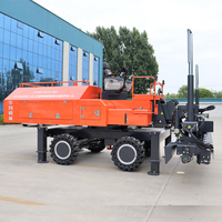 Machine de nivellement laser pour béton, rotation à 360 degrés, flèche télescopique pour le nivellement de dalles sur de larges surfaces, travaux de construction