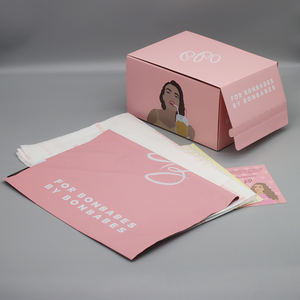 Özelleştirilmiş örgü bayan hoodie giyim sneakers posta <span class=keywords><strong>PR</strong></span> oluklu karton fermuar hattı kutuları ambalaj ve logo baskı - Product Image 6