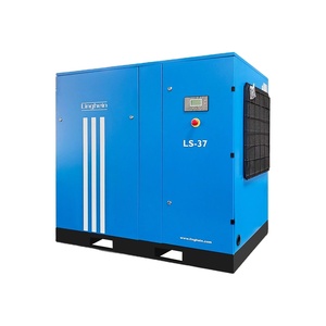 เครื่องอัดอากาศแบบสกรูโรตารี่ LS37 ยี่ห้อ Linghein แบบหล่อลื่นคงที่ ระบายความร้อนด้วยอากาศ พร้อมมอเตอร์และตลับลูกปืน ไม่มีเสียงรบกวน - Product Image 3