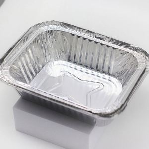 10, 20, 50 PCS Barquettes alimentaires jetables écologiques en aluminium de qualité alimentaire, petits récipients rectangulaires en plastique pour cuisson/plateaux de cuisson - Product Image 4