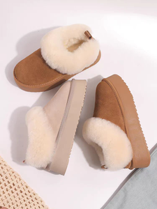 <span class=keywords><strong>Stivaletti</strong></span> da <span class=keywords><strong>Donna</strong></span> in Offerta, Caldi e Foderati in Peluche per l'Inverno, Suola Spessa di Alta Qualità, Comodi e alla Moda, Chiusura Slip-On per l'Autunno - Product Image 6