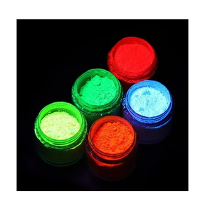 Glow In The Dark Photoluminescent Powder Pigment Set Red Green Blue Orange Yellow Inorganic Pigment Powder - Product Image 1