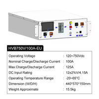 BOS-G au lithium Deye 30Kwh 40Kwh 50Kwh Boîtier de contrôle haute tension Prix de la batterie