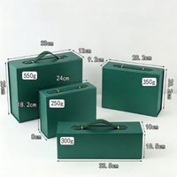 Boîte cadeau portable magnétique pliable intégrée, petite taille 24*18.2*8cm, très vendue, boîte d'emballage solide en stock