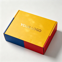 Emballage d'expédition en carton ondulé recyclé, personnalisé, mat, coloré, avec gaufrage UV, pour e-commerce, vente en gros