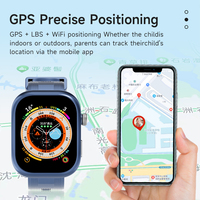 Montre Connectée Enfant Android AMOLED avec Système d'Exploitation, Suivi GPS, Appel SOS, Vidéo, 2G 3G 4G, Carte SIM et Étanchéité IP67