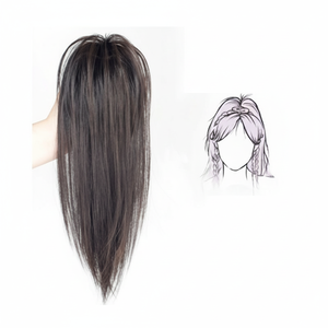 Parrucche da donna lunghe a metà in dotazione accessori per lo Styling per parrucchino Tackles-WCED439 - Product Image 1