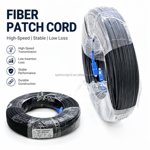 สายเคเบิลใยแก้วนำแสงสำหรับงาน FTTH แบบเชื่อมต่อสำเร็จรูป ขายส่ง ชนิด Single Mode G652D SC/UPC-SC/UPC LSZH พร้อมเหล็กดึงแรง 2 เส้น สำหรับใช้งานภายนอกอาคาร - Product Image 1