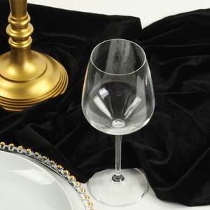 Moda boda fiesta postre Mesa Lino tela superposición decoración rectángulo 60x120 pulgadas mantel de terciopelo negro - Product Image 6
