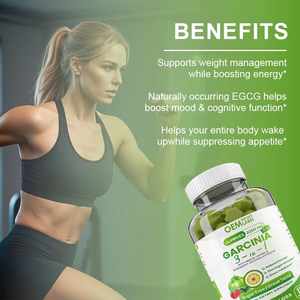 Bổ sung chế độ ăn uống hữu cơ Garcinia Cambogia Gummies chất béo mỏng Burner Garcinia Cambogia chiết xuất Gummies - Product Image 3