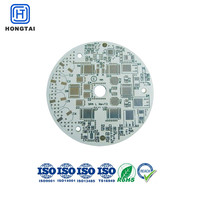 Panneau de circuit imprimé en aluminium pour LED, substrat rond pour luminaires LED, plafonniers, fabrication de circuits imprimés sur mesure