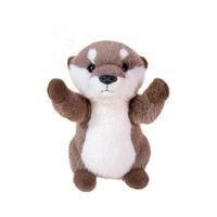 Poupée loutre mignonne en peluche jouets pour enfants transfrontalier créatif ours maille Stock PP coton rempli soulagement du stress lavé