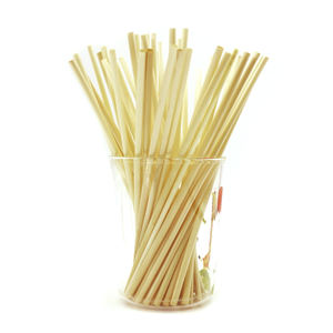 صانبة قمح طبيعية وصديقة للأحيائية قابلة للتحلل قش خيزران وورق ملون للاستعمال مرة واحدة - Product Image 1