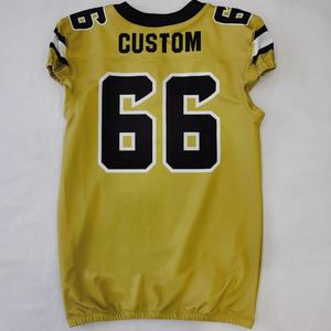 ออกแบบชุดยูนิฟอร์มอเมริกันฟุตบอลของคุณเอง รุ่นล่าสุด ระบายอากาศได้ดี แห้งเร็ว แบบซับลิเมชั่น ตัดเย็บด้วยผ้าทวิลล์ - Product Image 4