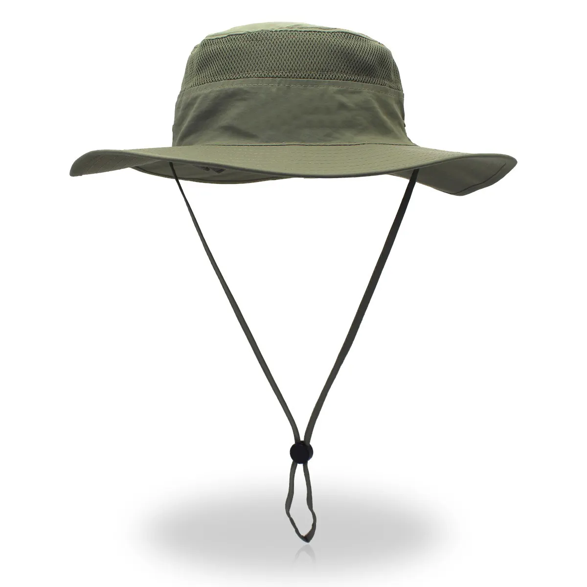 Custom Waterproof Fishing Boonie Bucket Hat UV Wide Brim Sun The Fisherman Hat With Strings Sun Hats For Men protection Bulk