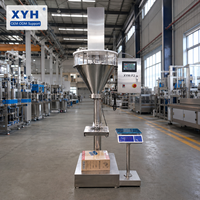 Machine de remplissage semi-automatique de poudre, équipement de dosage quantitatif, remplisseur électrique en acier inoxydable pour l'emballage alimentaire et chimique