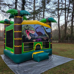 Château gonflable Dino pour enfants, équipement de fête Hpfburg, location de châteaux gonflables commerciaux, château gonflable à <span class=keywords><strong>vendre</strong></span> - Product Image 1