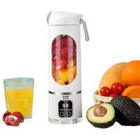 Draagbare plastic roestvrijstalen mini fruitsapbeker sapcentrifuge multifunctioneel handmatig duurzaam huishoudelijk fruit- en groentegereedschap