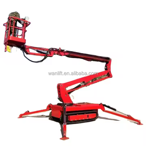 Khớp nối theo dõi người đàn ông nâng Spider Boom Lift trên không khớp nối cánh tay Crawler Nâng Nền tảng với chiều cao 12m đến 24M - Product Image 1
