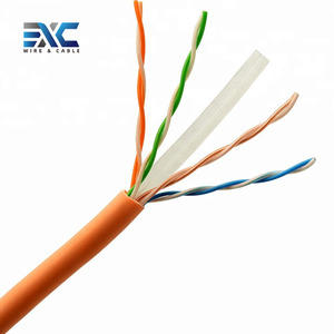 Bas prix UTP Cat 6 câble 23AWG BC 4 paires intérieur extérieur réseau <span class=keywords><strong>Internet</strong></span> Cat 6 câble de Communication - Product Image 1