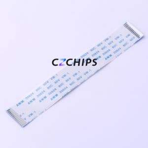 F-FFC1K14P-1000 FFC Cable (Flexible Flat Cable) P=1mm Connector 14P 1mm 0.3mm Non-Inverting - Product Image 1