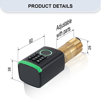 Cylindre de serrure sans clé Lockai D2 durable, finition en alliage d'aluminium, contrôle par empreinte digitale, mot de passe, application, installation facile pour serrure de porte