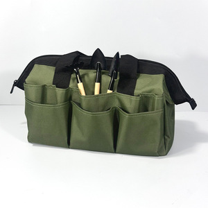 Garden Tool Storage Bag Multi-pocket Large Capacity Tool Duffle Bag Waterproof Zipper Closure Gardening Kit - Product Image 1