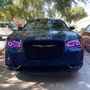 Новый комплект светодиодных плат SRGBA 12В с Bluetooth и динамическими ДХО (Angel Eye) для фар Chrysler 300 C/SRT 2011-2023, аксессуар для автотюнинга - Product Image 2