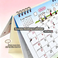 Joli calendrier de bureau Snoopy 2026