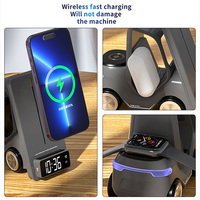 Station de charge sans fil 3-en-1 TKT PD 15W Type-C pour iPhone/Android/iWatch, support de téléphone portable et accessoires pour écouteurs