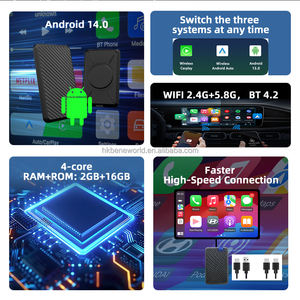 Boîte CarPlay AI 3 en 1 filaire vers sans fil 2 Go 16 Go 4 Go 32 Go Connexion rapide et stable Interface utilisateur personnalisée - Product Image 5