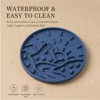 Tapis de léchage personnalisé en silicone pour chiens et chats, distributeur de friandises pour l'enrichissement et l'alimentation des animaux domestiques en intérieur