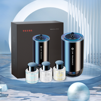 New Arrival 3 Modes Black Car Freshener Diffuser Aluminium Alloy Smart New Aroma Diffuser For Car