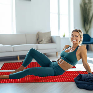 Tragbares LED-Lichttherapie bett Kunden spezifisches Logo Eingebaute Lithium batterie Infrarot-Lichttherapie matte - Product Image 2