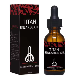 <strong>Best</strong> Sale Black Bottle Titan Massage Oil Gold Russian Adult Stimulation Male <strong>Penis</strong> <strong>Enlargement</strong> Strengthen Sexual Pleasure - Product Image 1