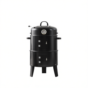 Barbecue 3 en 1 Cambo avec thermomètre intégré, barbecue au charbon de bois pour le camping - Product Image 1