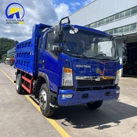 Camion benne Howo 10 tonnes d'occasion, diesel, léger, 4x2, 6 roues, Sinotruk Howo, à vendre au Ghana