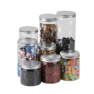 Wholesale 65mm aluminum cap transparent food sealing <b>jars</b>, <b>plastic</b> packaging bottles, large mouth dispensing bottles, PET honey - Product Image 4