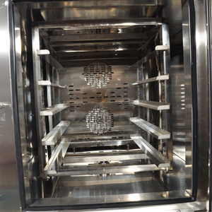 เตาอบไฟฟ้าแบบพาความร้อนสำหรับขนมปังและพิซซ่า พร้อมปุ่มควบคุม ไอน้ำจากหม้อต้ม และฟังก์ชันจัดเก็บเมนู - Product Image 4