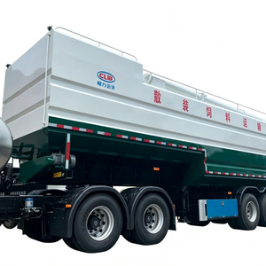 Camion de transport d'aliments pour animaux en vrac, 35 mètres cubes, 20-30 tonnes, adapté au transport de céréales en vrac pour le bétail - Product Image 1